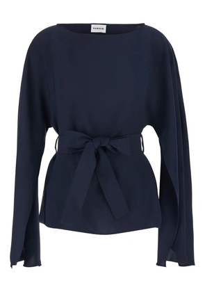 P.A.R.O.S.H. tie waist blouse - Blue