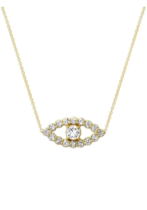 Jennifer Meyer Open Evil Eye diamond necklace - Gold