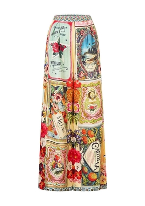 Camilla tuck front trousers - Neutrals