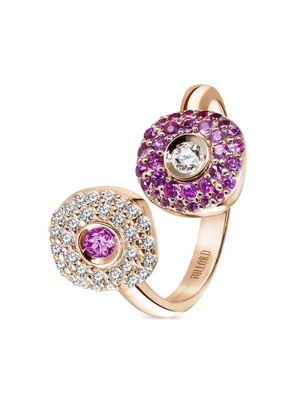 FULLORD baby Ghost sapphire and diamond ring - Pink