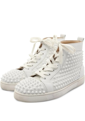 Christian Louboutin Pre-Owned 2000s spike-detail sneakers - White