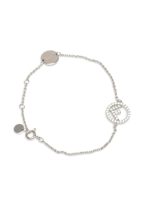 Fendi Pre-Owned 2015-2025 logo-disc bracelet - Silver