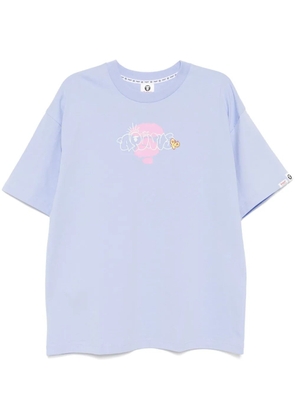 AAPE BY *A BATHING APE® logo-print T-shirt - Purple