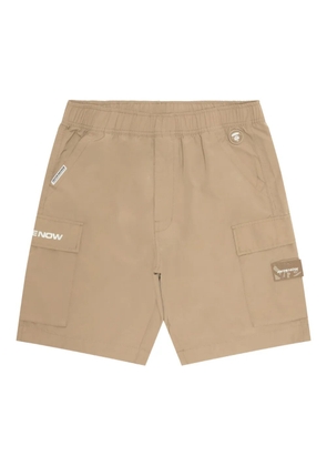 AAPE BY *A BATHING APE® logo-print cargo shorts - Neutrals