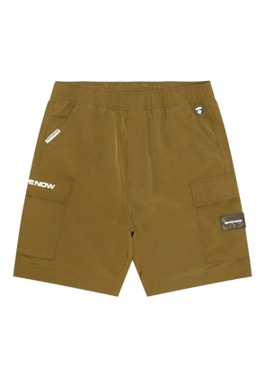 AAPE BY *A BATHING APE® logo-print cargo shorts - Green