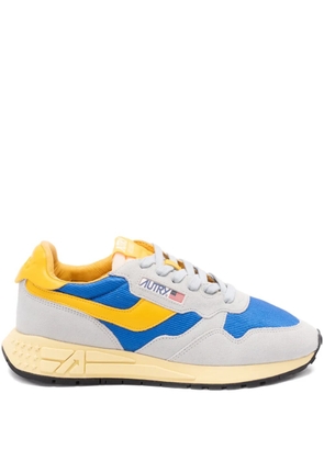 Autry Reelwind Low suede panelled sneakers - Grey