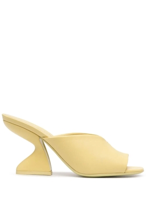 Ferragamo Sansu leather sandals - Yellow