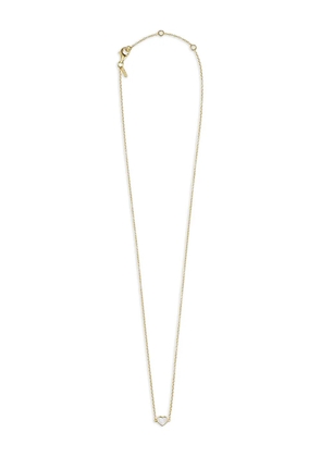 Design letters heart-pendant necklace - Gold