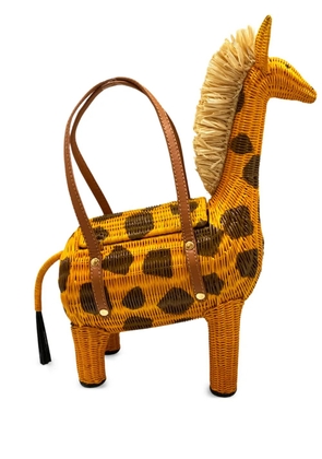 SERPUI Jason Giraffe cross tote bag - Yellow