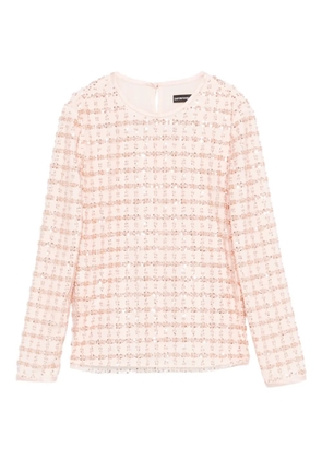 Emporio Armani embellished top - Pink