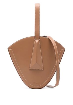 Di Gaia La Tête leather tote bag - Brown