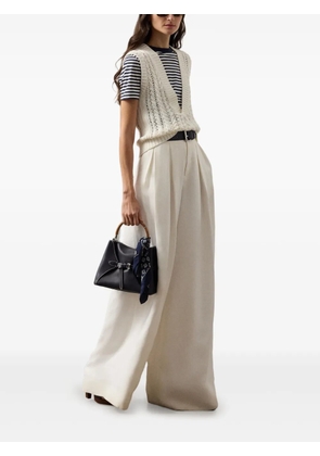 Ralph Lauren Collection cable-knit vest - Neutrals