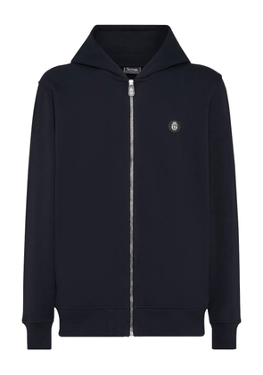 Billionaire Lion zip-up hoodie - Blue