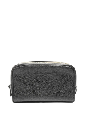CHANEL Pre-Owned 1996-1997 logo-detail pouch - Black