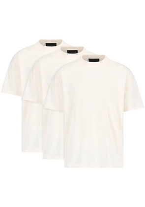 FEAR OF GOD ESSENTIALS printed T-shirt (pack of three) - Neutrals