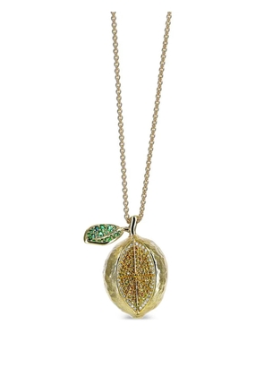 FULLORD sapphire lemon necklace - Gold