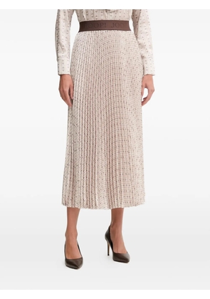 Joop! Saphira pleated midi skirt - Neutrals