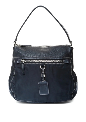 Prada Pre-Owned 2000s tag-detail shoulder bag - Black