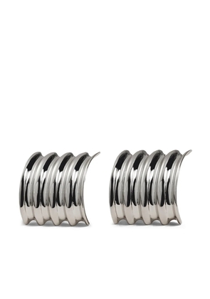 KHAITE small Julius earrings - Silver