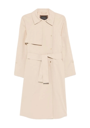 Emporio Armani belted coat - Neutrals