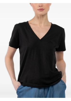 Velvet Ellie V-neck short-sleeve T-shirt - Black