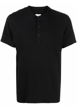rag & bone short-sleeve henley T-shirt - Black