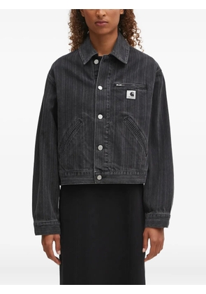 Carhartt WIP zip-pocket denim jacket - Black