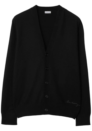 Burberry button-up cardigan - Black