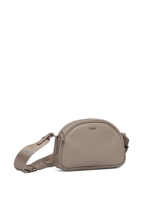 HUGO zip-fastening cross body bag - Neutrals