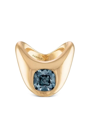 ZAHN-Z Zaha blue grey spinel 1.5 ct ring - Gold