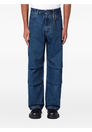 DARKPARK logo-patch jeans - Blue