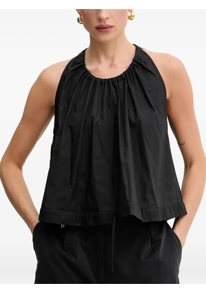 PINKO gathered-neck sleeveless top - Black