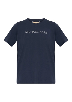 Michael Michael Kors logo-studded T-shirt - Blue