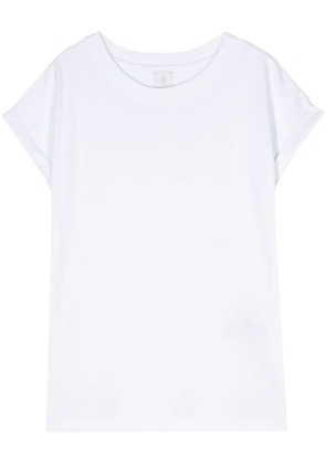 Eleventy sound-neck cotton T-shirt - White