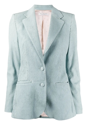 Philosophy Di Lorenzo Serafini textured single-breasted blazer - Blue