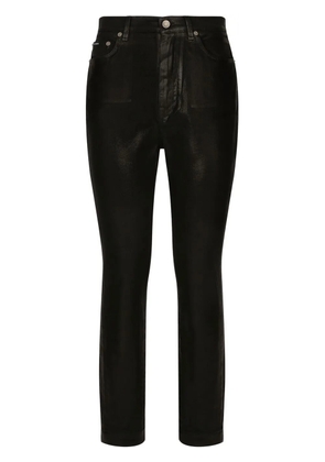 Dolce & Gabbana Grace coated skinny jeans - Black