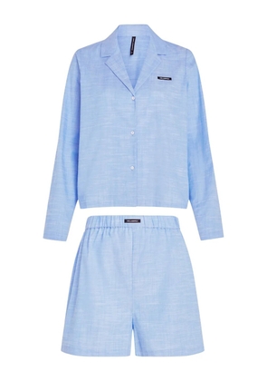 Karl Lagerfeld logo pyjama set - Blue