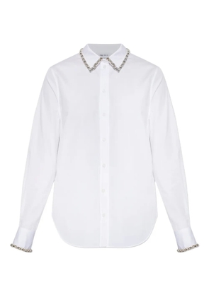 Alexander McQueen embellished collared shirt - White