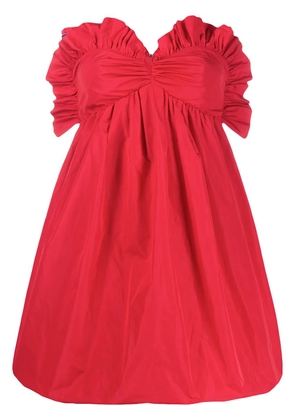 Philosophy Di Lorenzo Serafini ruffled sweetheart mini dress - Red