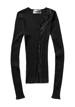 OpéraSPORT Ellie asymmetric-neck blouse - Black