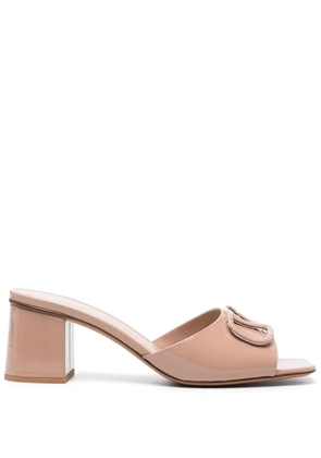 Valentino Garavani 60mm VLogo Signature sandals - Neutrals