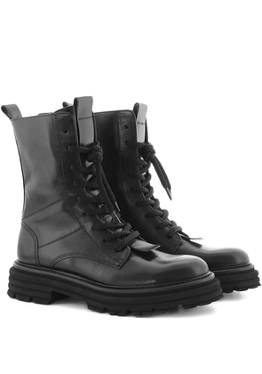 Kennel & Schmenger Master lace-up chunky-sole combat boots - Black