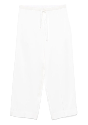Forte Forte satin trousers - White