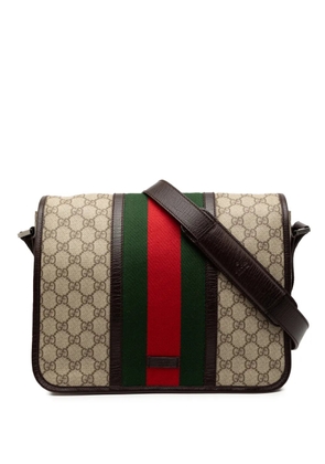 Gucci Pre-Owned 2000-2015 GG Supreme Web crossbody bag - Brown