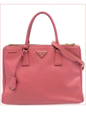 Prada Pre-Owned 2013-2025 Medium Saffiano Lux Galleria Double Zip satchel - Pink