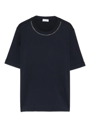 Brunello Cucinelli embellished round-neck T-shirt - Black