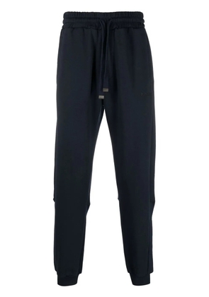DONDUP drawstring-waist tapered joggers - Blue