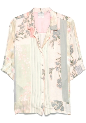 Forte Forte patchwork-print shirt - Green