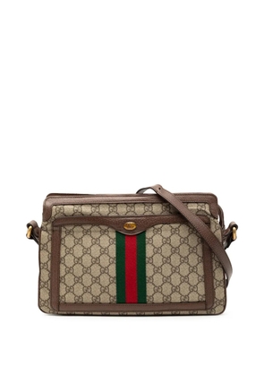 Gucci Pre-Owned 2016-2025 Medium GG Supreme Ophidia crossbody bag - Neutrals