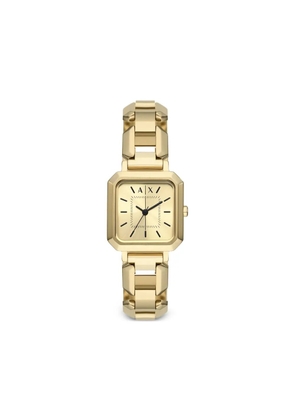 Armani Exchange 27mm square-shape watch - Gold